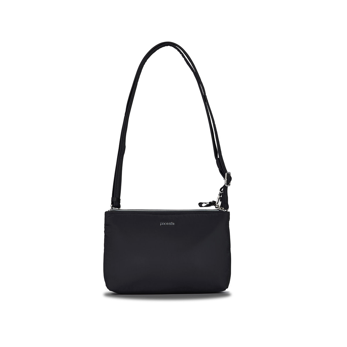 Stylesafe Double Zip Crossbody Black 1 Urbanize Philippines