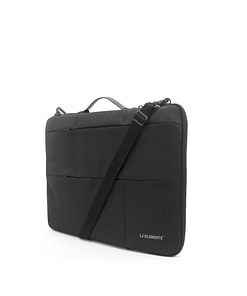 Image of minimalist black laptop sleeve