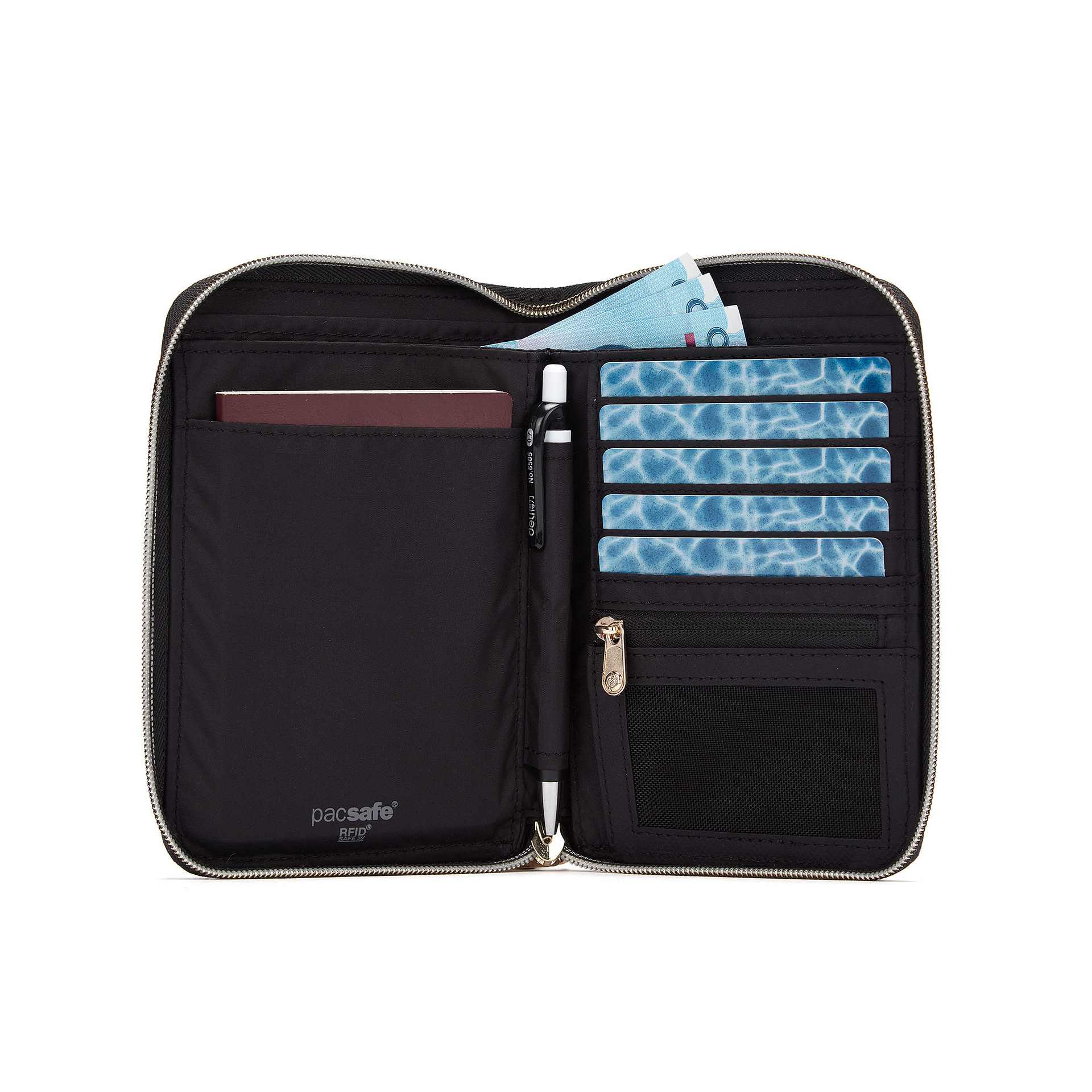 Pacsafe RFIDsafe Zip Around Wallet